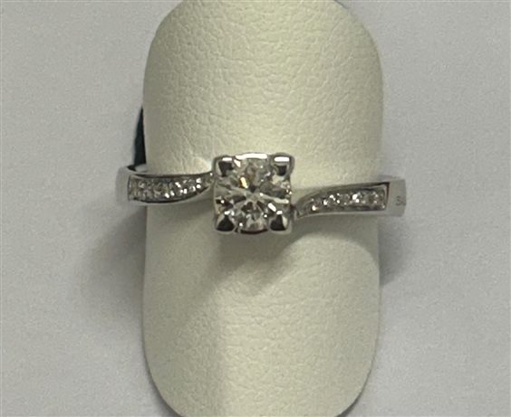 Anillo Salvini Mujer in Oro blanco Diamante 0.51 Ct 81114457 - 81114457
